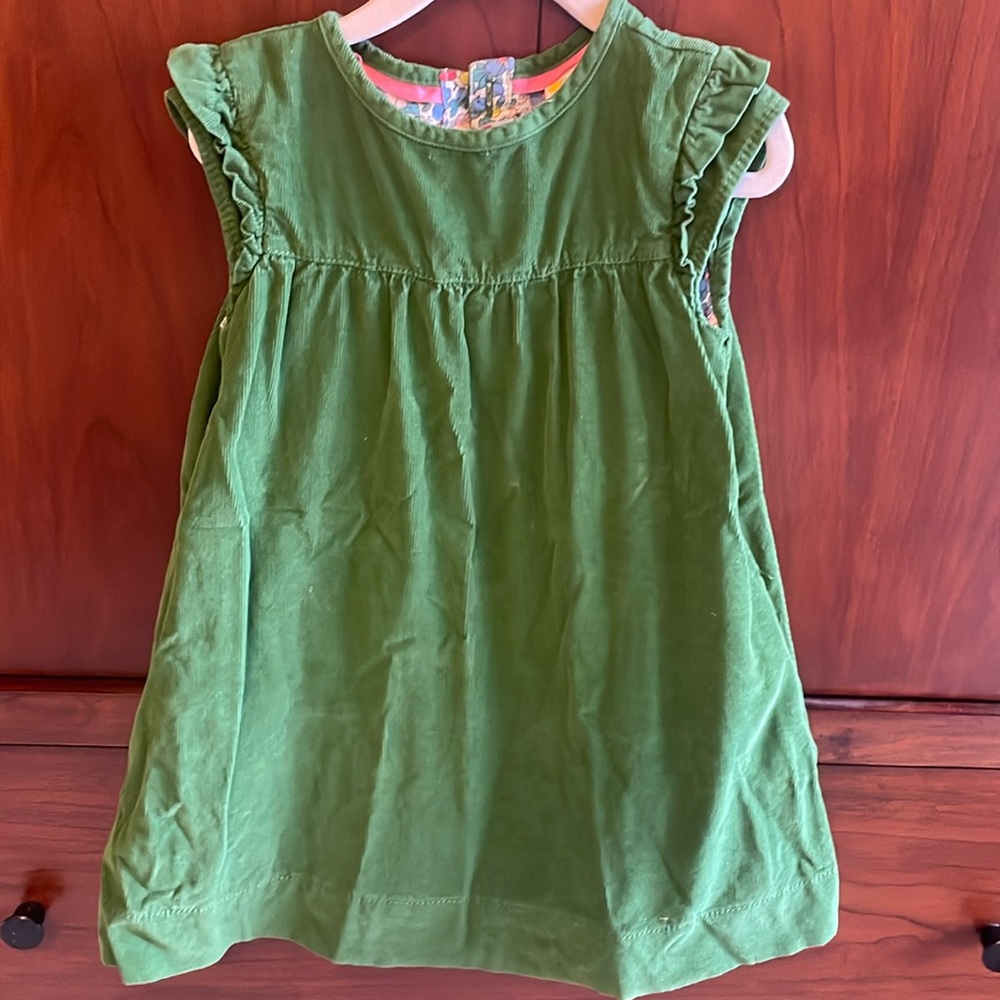 Green corduroy dress…perfect for spring!